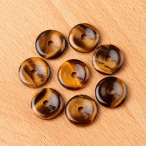 Koraliki agat kryształ wisiorek pączek naturalny kamień DIY — 12–16mm żółty