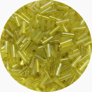 Koraliki szklane czeskie cylindryczne Bugle 2–6 mm do biżuterii Biały