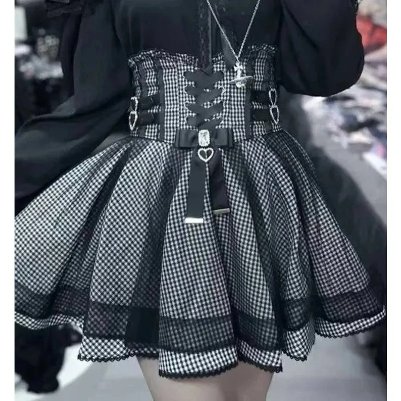 Koronkowa bluzka z kokardą w stylu lolita z długim rękawem Zielony fluorescencyjny