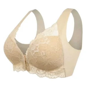 Koronkowy biustonosz bez fiszbinów plus size do 8XL Błękitny