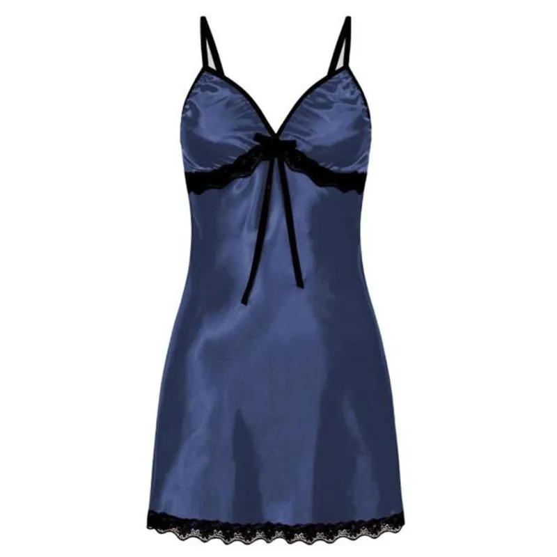 Damska koszula nocna babydoll koronkowa w kwiaty plus size Fioletowy