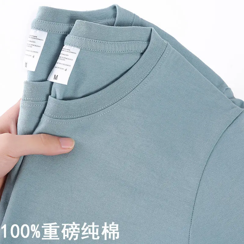 Koszulka unisex 100% bawełna koreański krój oversize Zielony