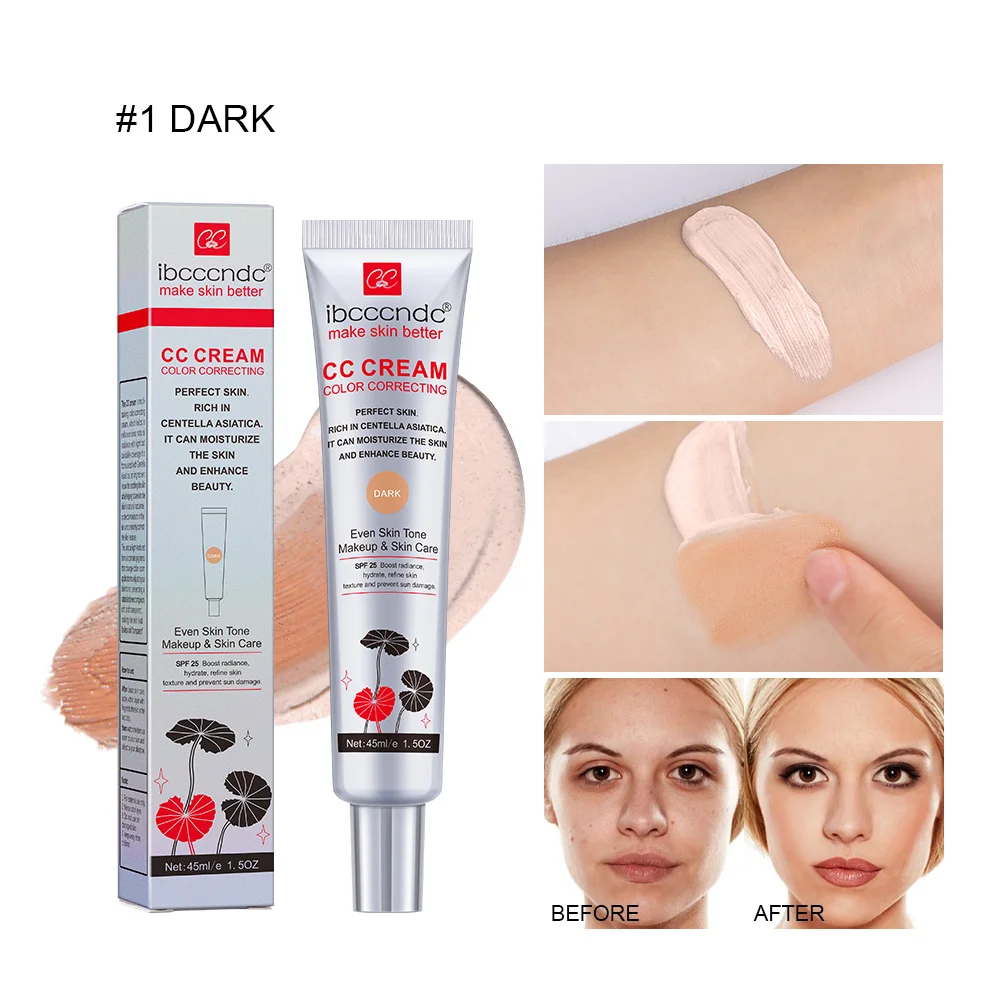 Krem CC BB z centellą 45ml wyrównujący koloryt korektor w płynie Błękitny
