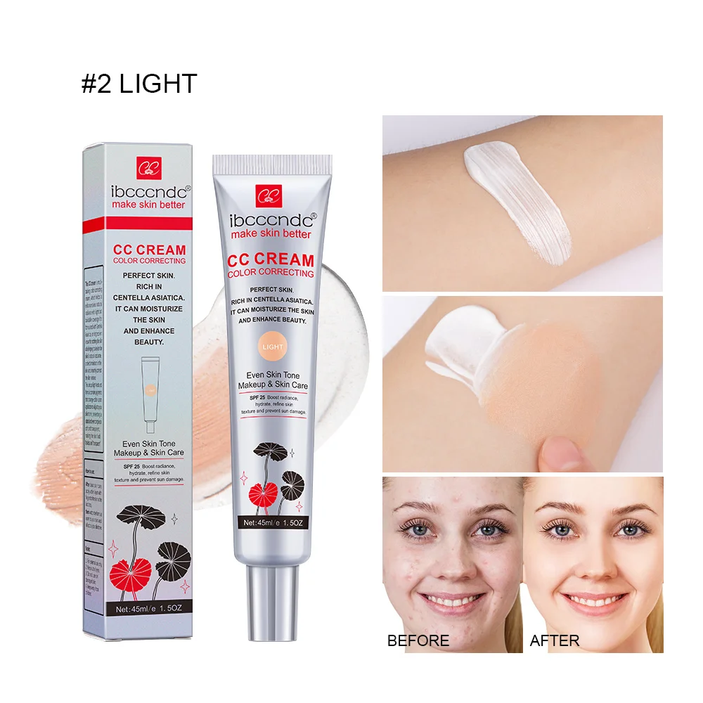 Krem CC korygujący koloryt z Centella Asiatica 45ml — BB Cream rozjaśniający Błękitny