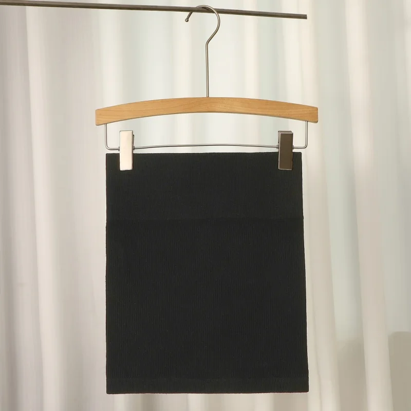 Krótka spódniczka mini z wysokim stanem w stylu vintage Czarny