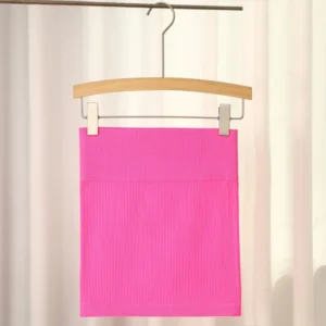 Krótka spódniczka mini z wysokim stanem w stylu vintage Czerwony