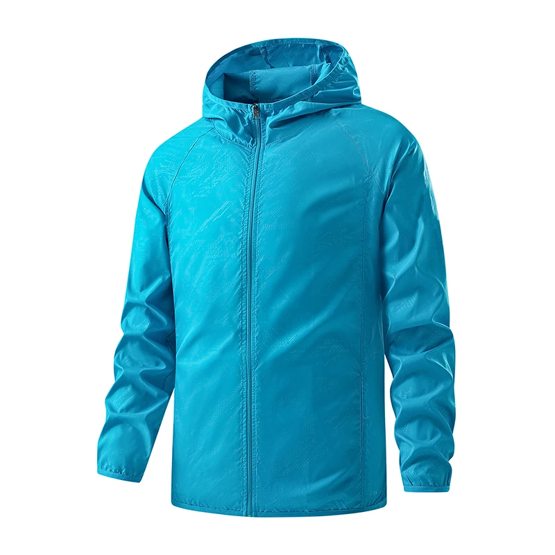 Kurtka przeciwdeszczowa damska unisex, wiatroodporna, na trekking Armijna zieleń
