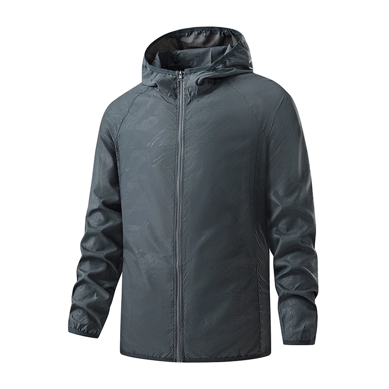 Kurtka przeciwdeszczowa damska unisex, wiatroodporna, na trekking Niebieski
