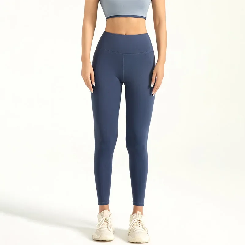 Legginsy damskie 3/4 z wysokim stanem do jogi i fitnessu Zielony
