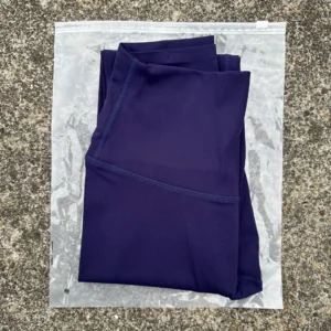 Legginsy do jogi z wysokim stanem i efektem masła Niebieski