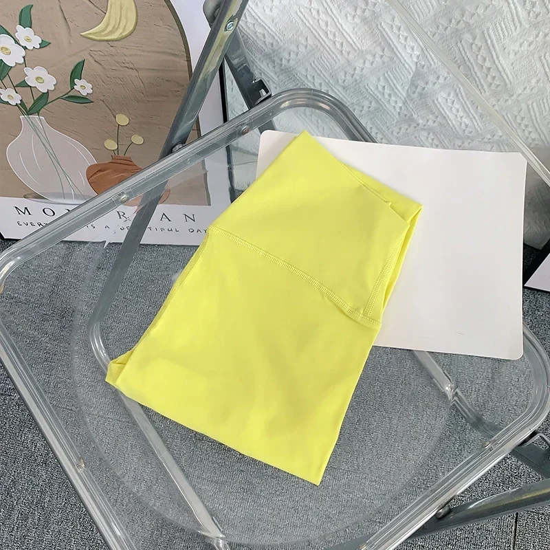 Legginsy do jogi oddychające szybkoschnące z wysokim stanem Fiołki