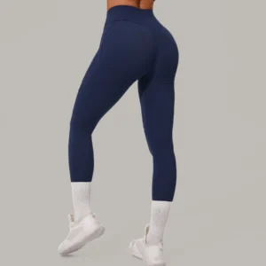Legginsy push-up do biegania z efektem modelowania bioder Brzoskwiniowy rumieniec