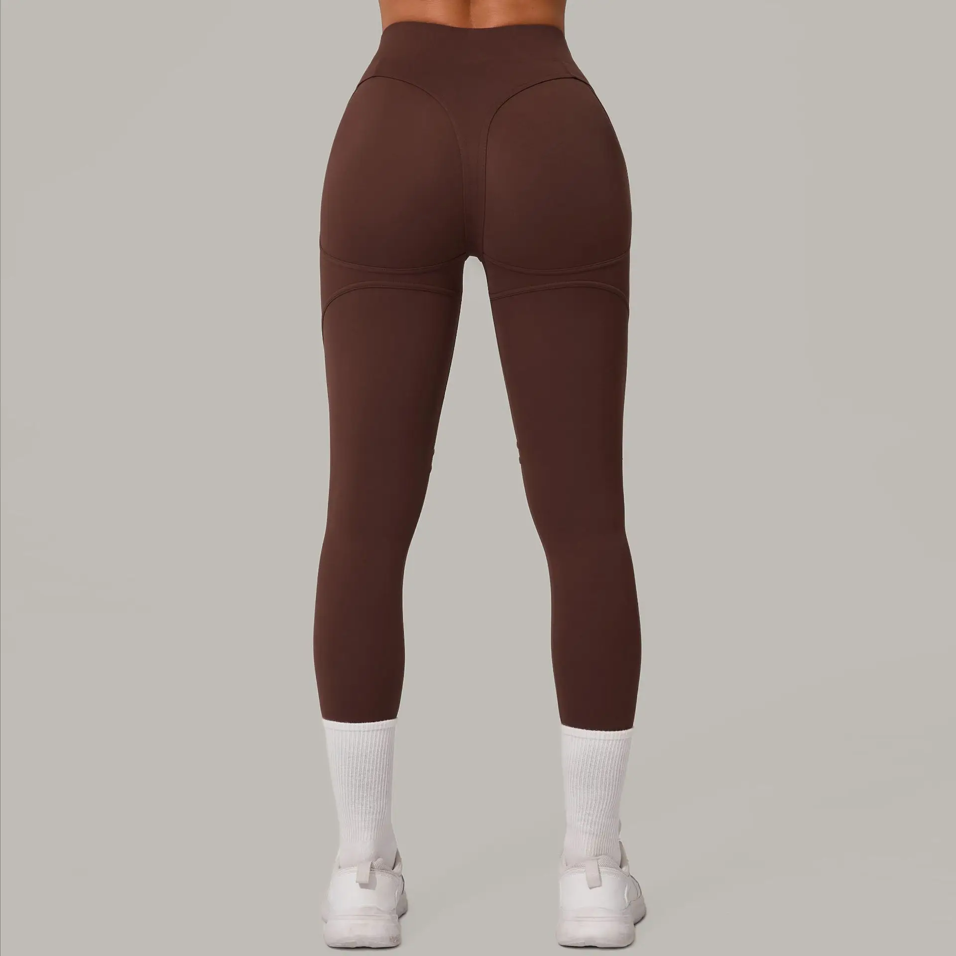 Legginsy push-up do biegania z efektem modelowania bioder Drukarski owoc
