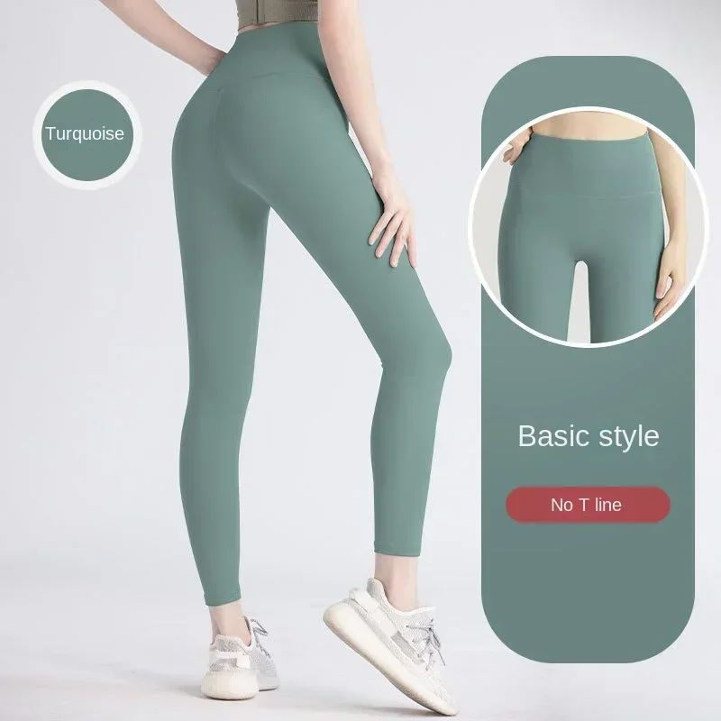 Legginsy push-up do jogi z efektem modelowania pośladków Ciemnoszary