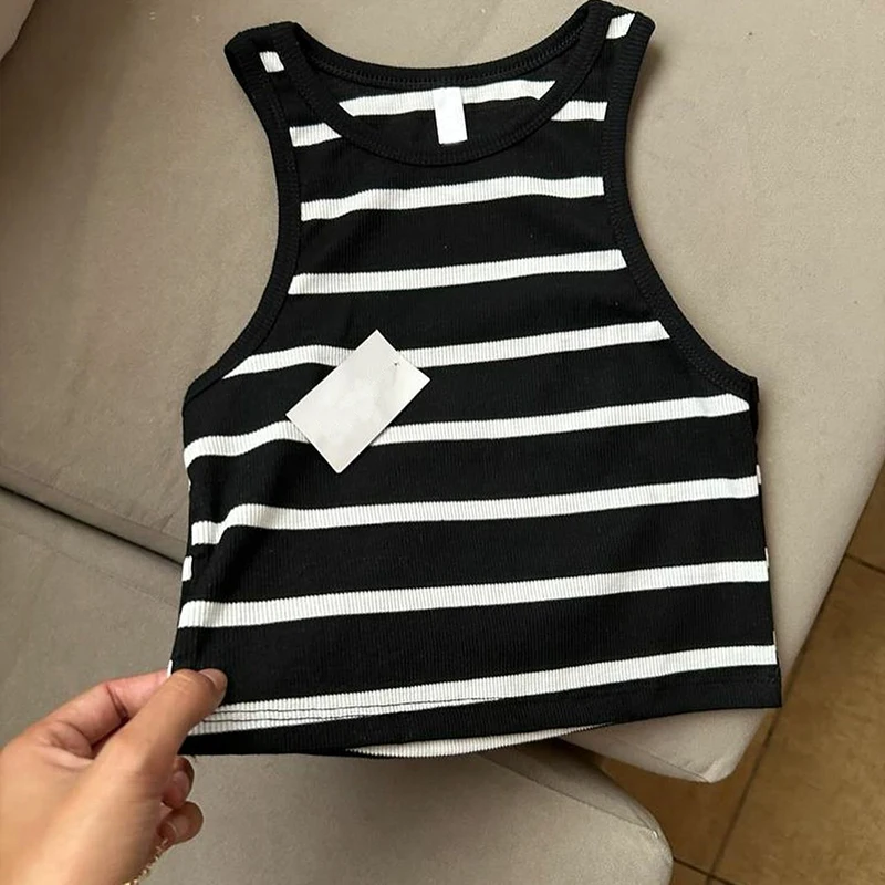Letni crop top damski z nadrukiem Brasil streetwear Szary