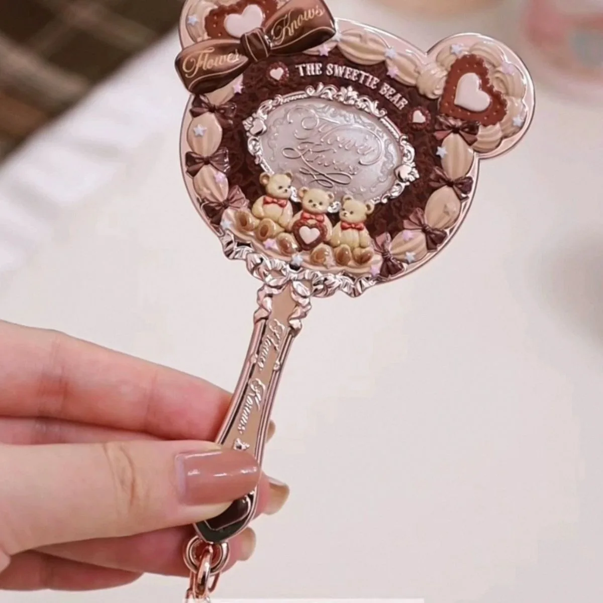 Lusterko do makijażu z kolekcji Sweetie Bear Bunny Garden Zielony