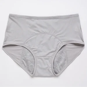 Majtki menstruacyjne damskie bawełniane L-8XL Brązowy