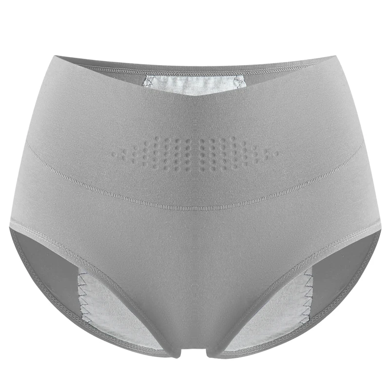Majtki menstruacyjne damskie z wysokim stanem Niebieski