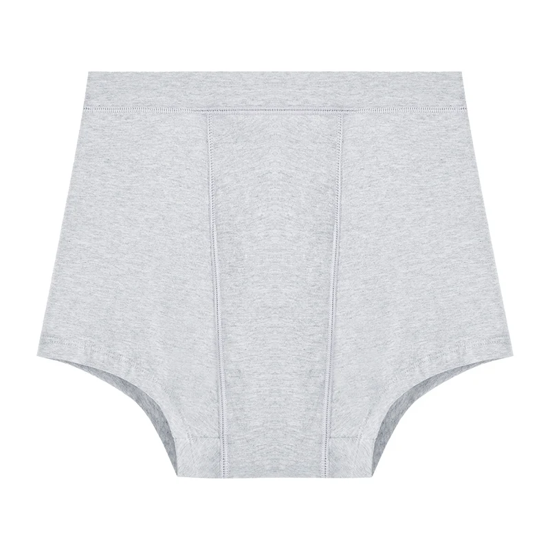 Majtki menstruacyjne z wysokim stanem na obfite dni Szary