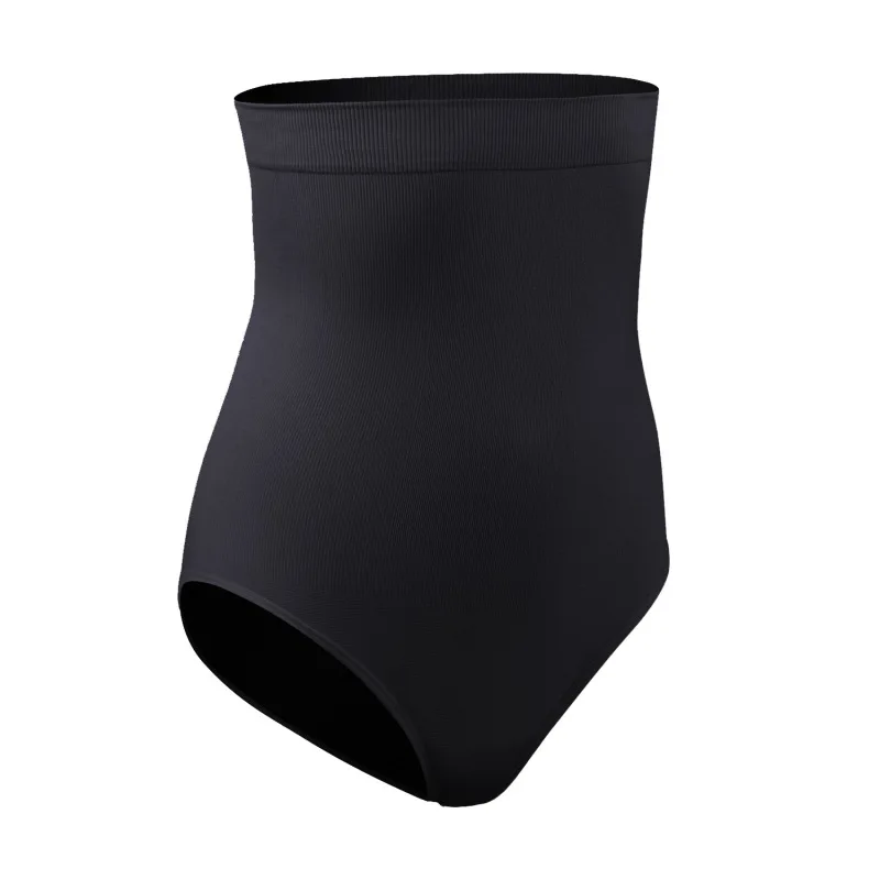 Majtki modelujące wysoki stan antypoślizgowy gorset plus size S–4XL Czarny
