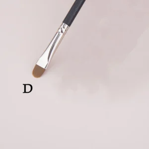 Mały pędzel do korektora i żelowego eyelinera – 4 rozmiary Czarny