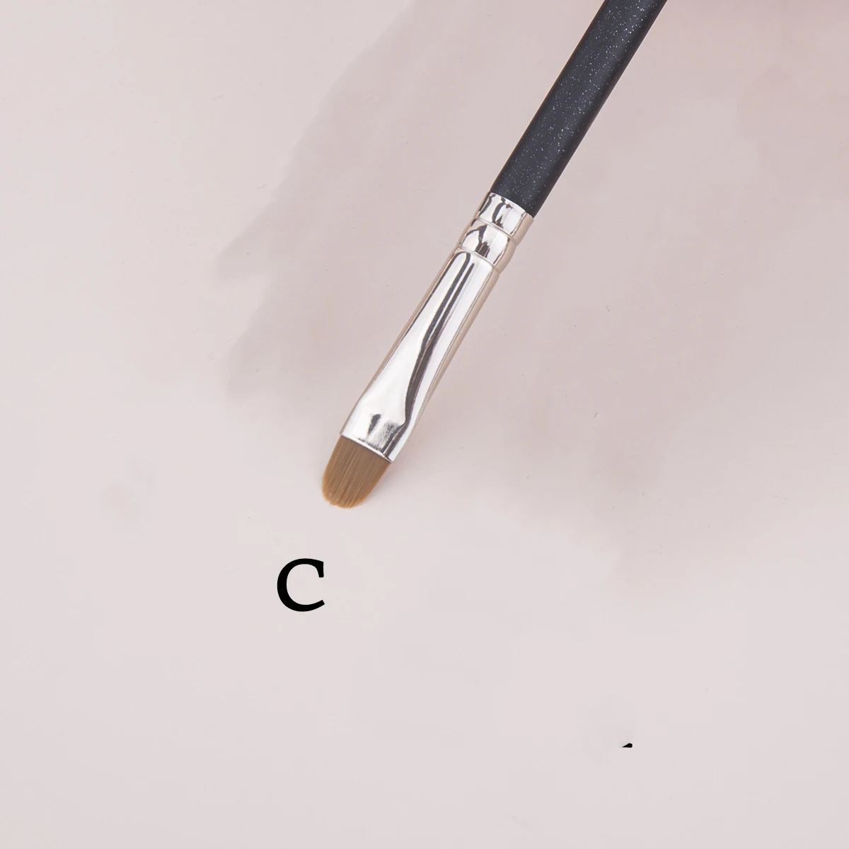 Mały pędzel do korektora i żelowego eyelinera – 4 rozmiary Zielony