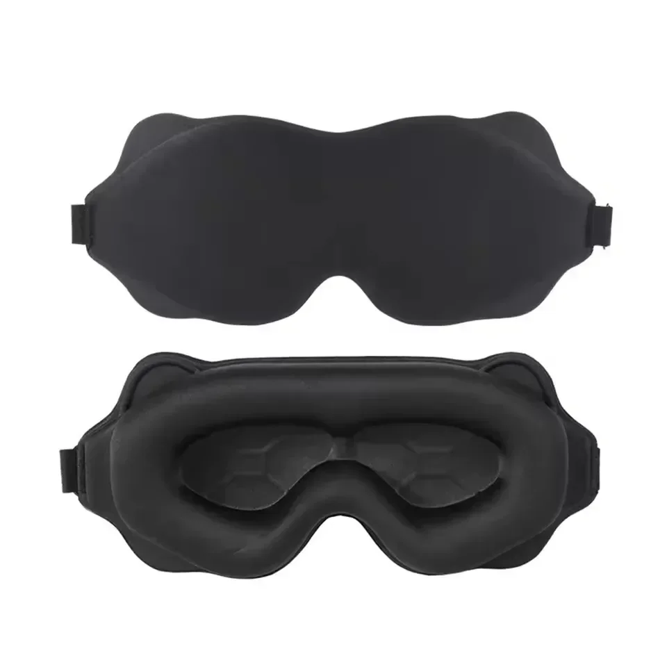 Maska do spania 3D miękka opaska na oczy do podróży Fioletowy