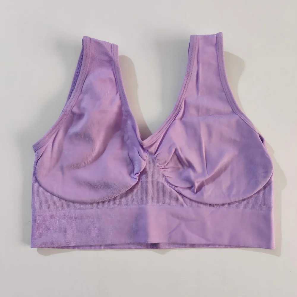 Miękki biustonosz do spania bez wkładek – wygodny bralette plus size Brązowy