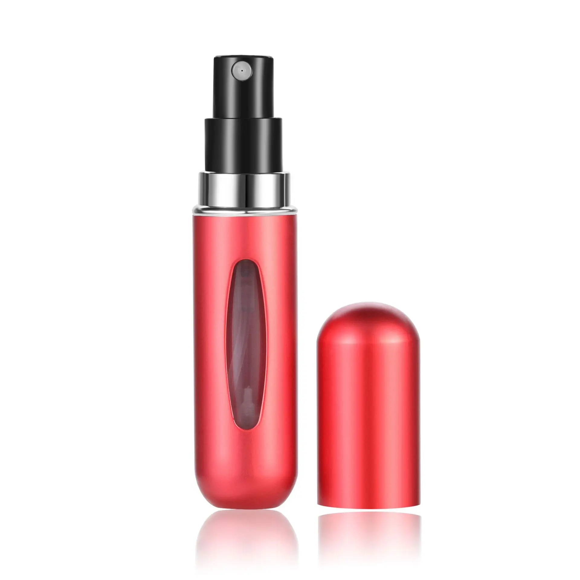 Mini atomizer do perfum 5/10 ml – aluminiowy spray podróżny Armijna zieleń