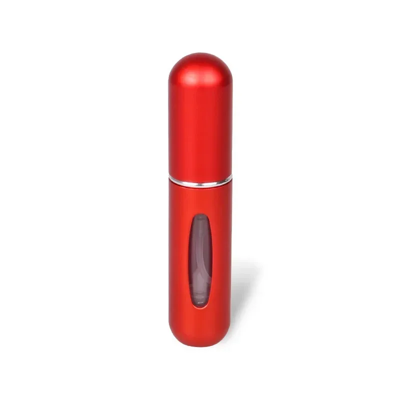 Mini atomizer do perfum 5 ml podróżny wielokrotnego napełniania Czerwony