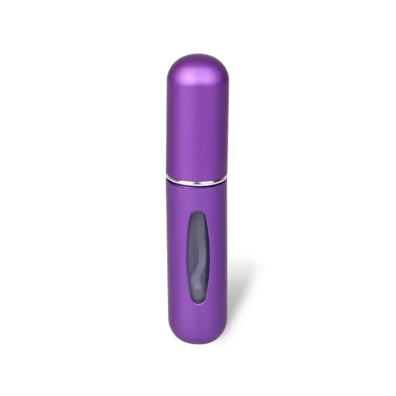 Mini atomizer do perfum 5 ml podróżny wielokrotnego napełniania Fioletowy