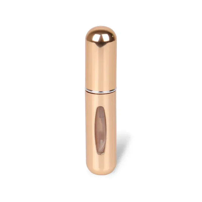 Mini atomizer do perfum 5 ml podróżny wielokrotnego napełniania Jasnoszary