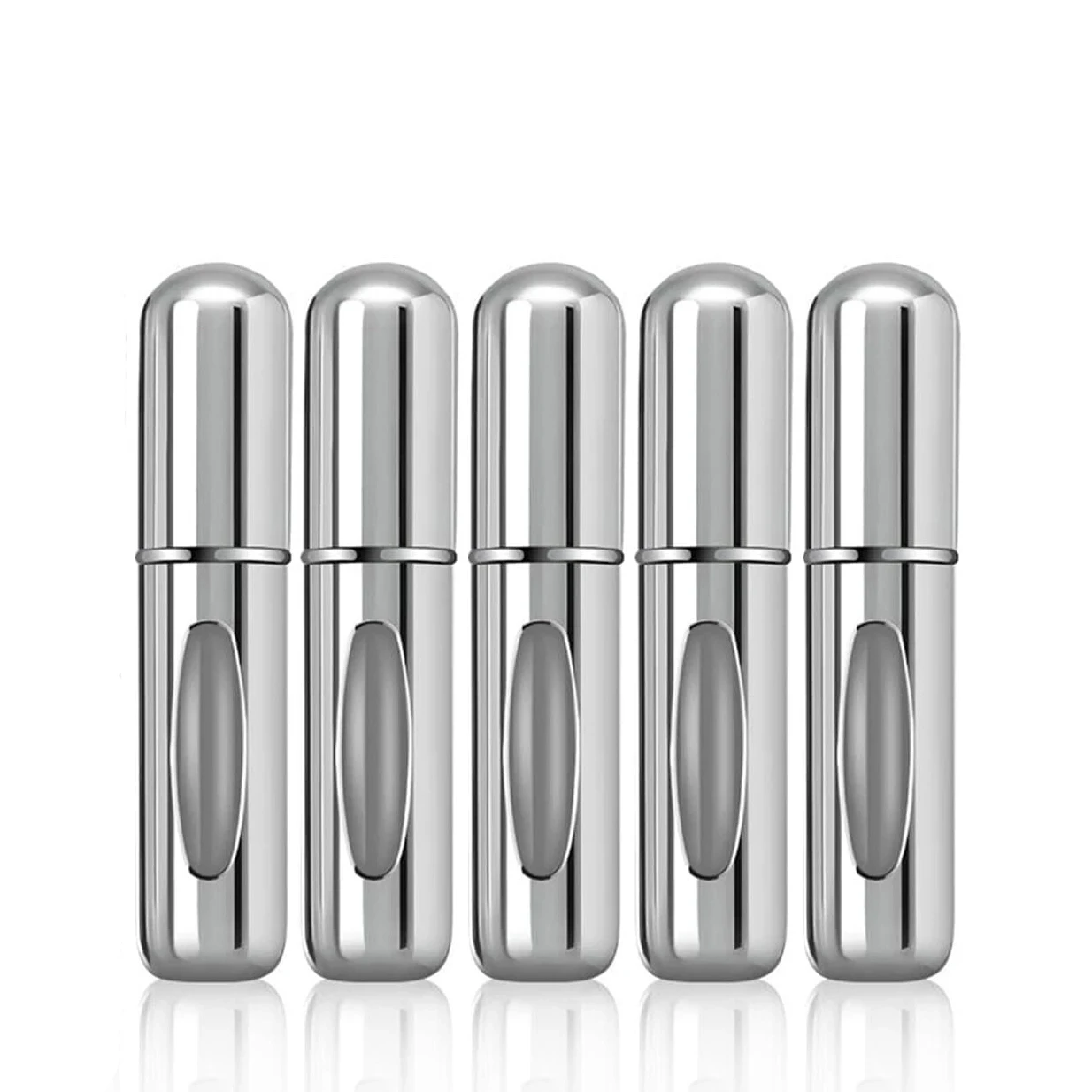 Mini atomizer na perfumy 5ml aluminiowy do podróży Armijna zieleń