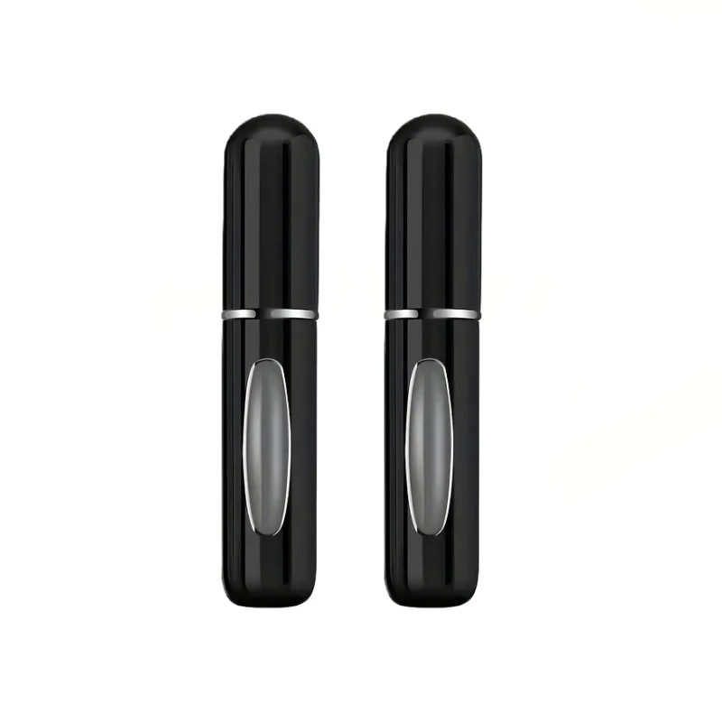 Mini atomizer na perfumy 5ml aluminiowy do podróży Ciemny szary