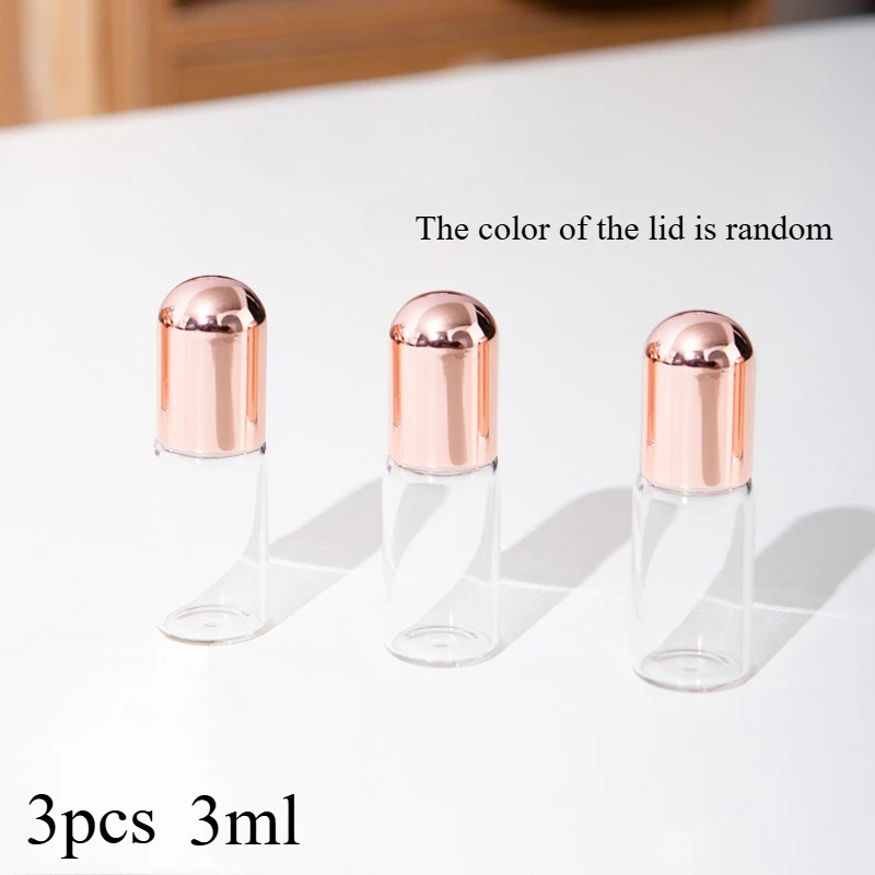 Zestaw mini buteleczek na perfumy w kształcie kulki Brązowy