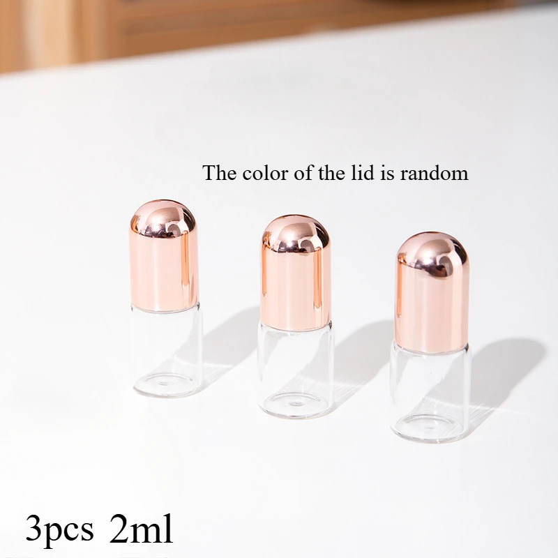 Zestaw mini buteleczek na perfumy w kształcie kulki Czerwony