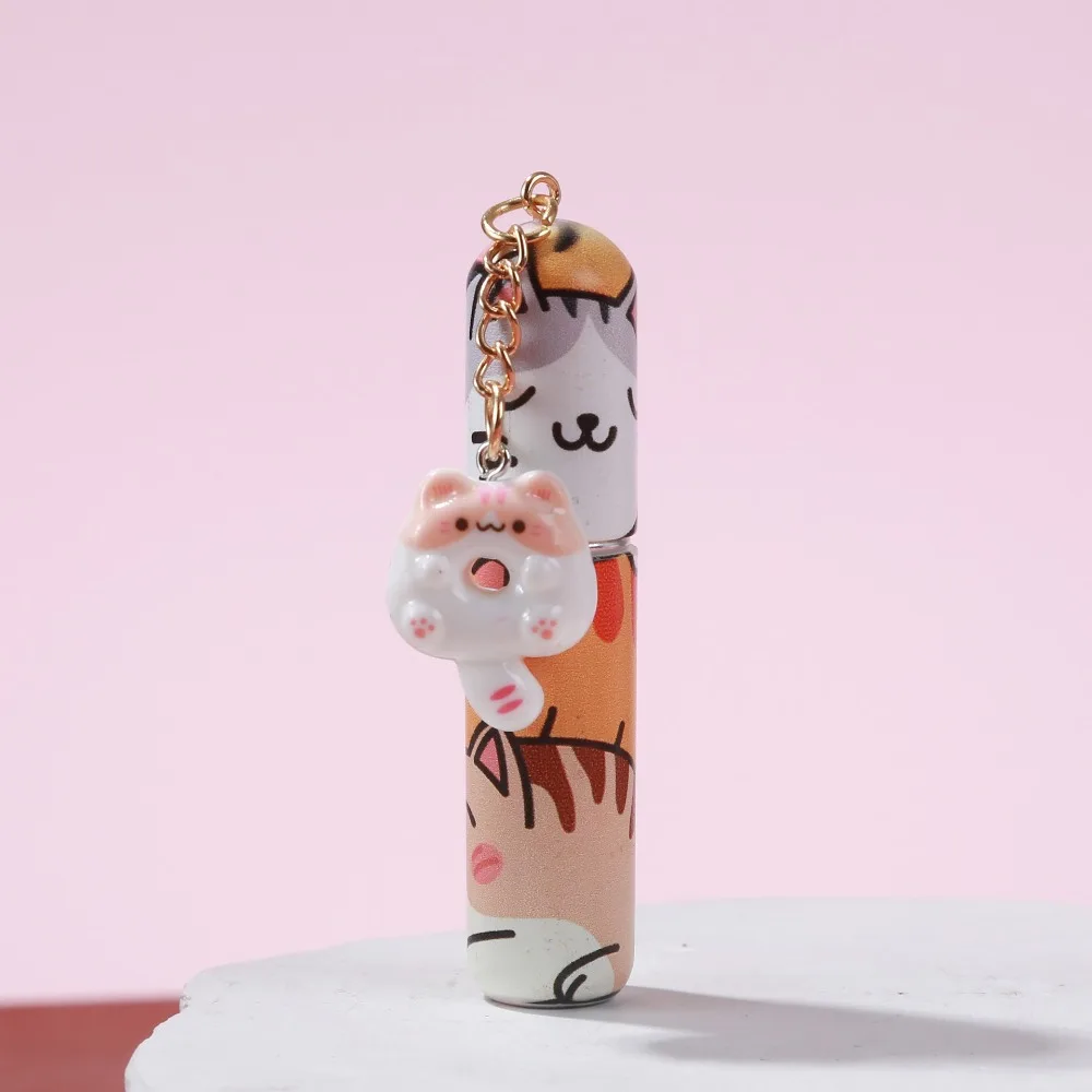 Mini butelka z atomizerem na perfumy 5 ml z zawieszką Fioletowy/фиолетовый