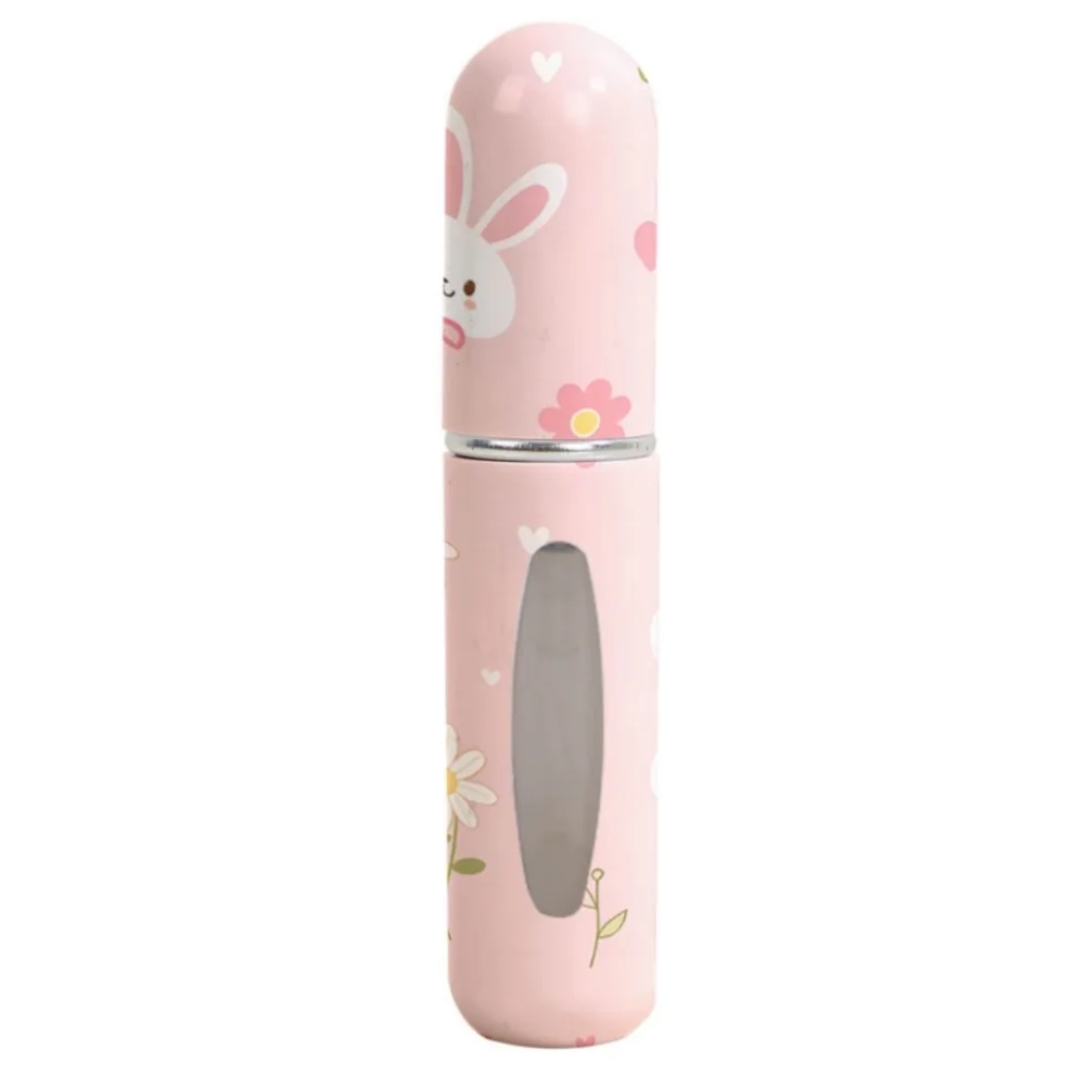 Mini butelka na perfumy 5ml do wielokrotnego napełniania — obrotowy atomizer podróżny Czekolada