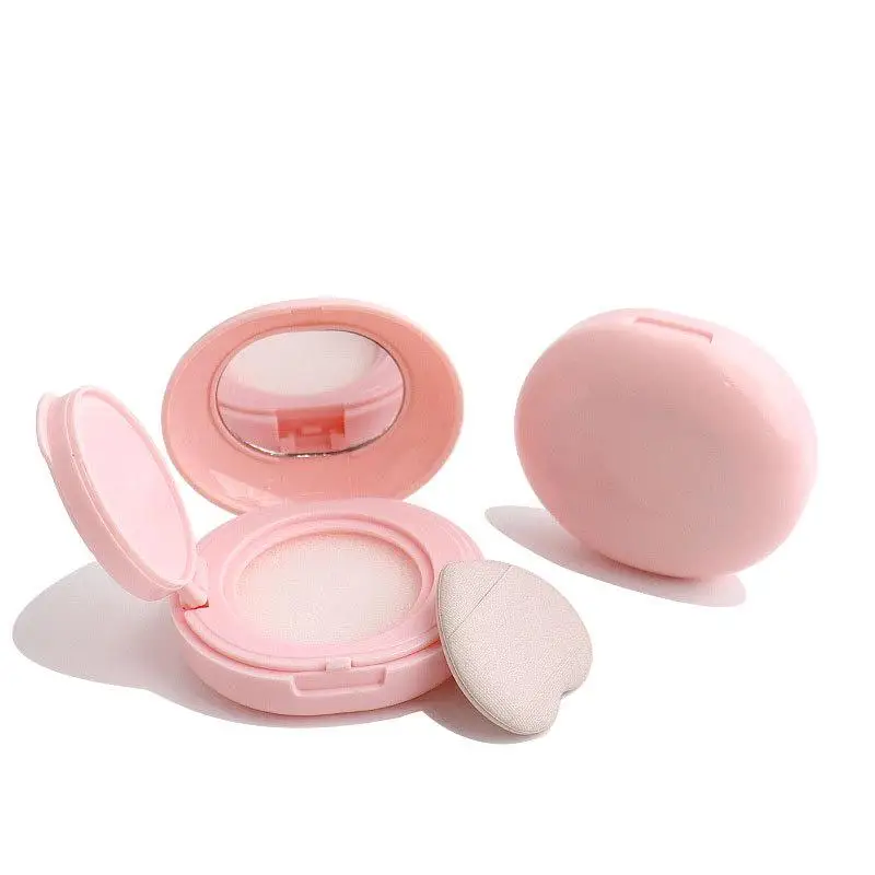 Mini etui z poduszką powietrzną na puder — przenośny pojemnik kosmetyczny Jasnozielony
