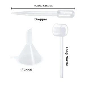 Mini flakonik na perfumy 10ml w kształcie kwiatka Ciemny szary