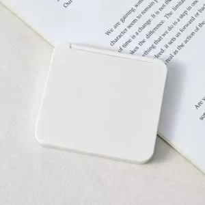 Mini lusterko kieszonkowe dwustronne składane wiele kolorów Złoto
