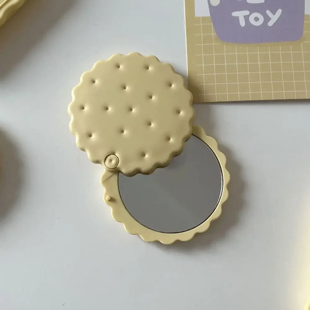 Mini lusterko kieszonkowe w kształcie ciasteczka składane Zielony