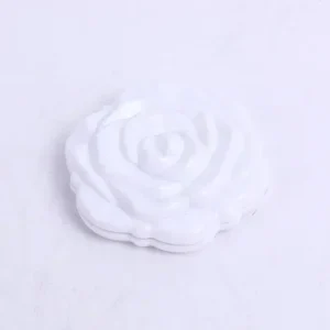 Mini lusterko kieszonkowe różyczka składane obustronne Czarny