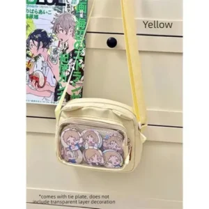 Mini torebka Ita Harajuku z haftem kota Kolor lotosu