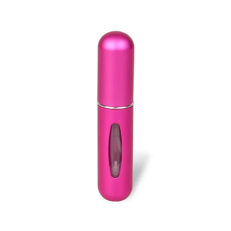 Miniaturowy atomizer do perfum 5 ml 8 ml metalowy wielokrotnego napełniania Fioletowy/фиолетовый