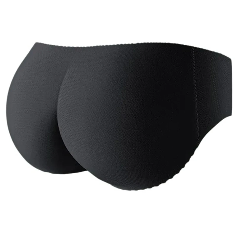 Modelujące majtki damskie z wyściółką push-up Błękitny