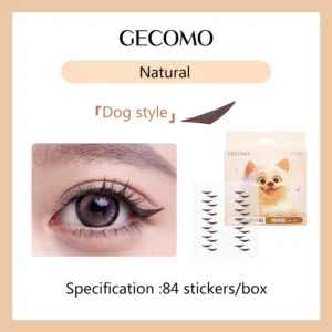Naklejki do eyelinera koreańskie wodoodporne dla początkujących Armijna zieleń