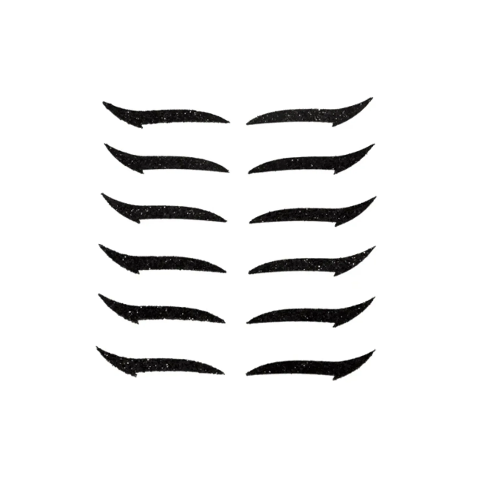 Naklejki na powieki brokatowe z eyelinerem wodoodporne Błękitny