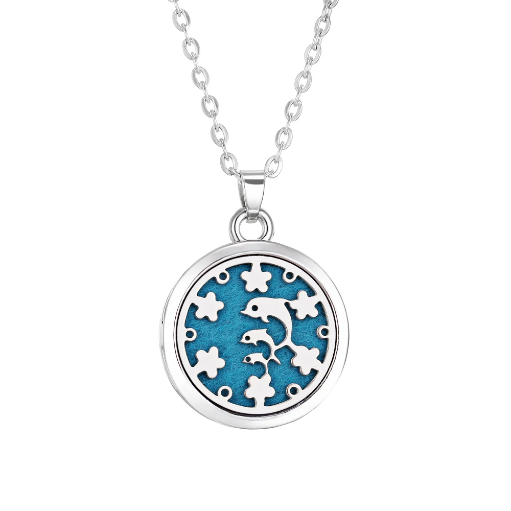Naszyjnik aromaterapeutyczny Drzewo Życia - dyfuzor olejków eterycznych Antyczna miedź platerowana