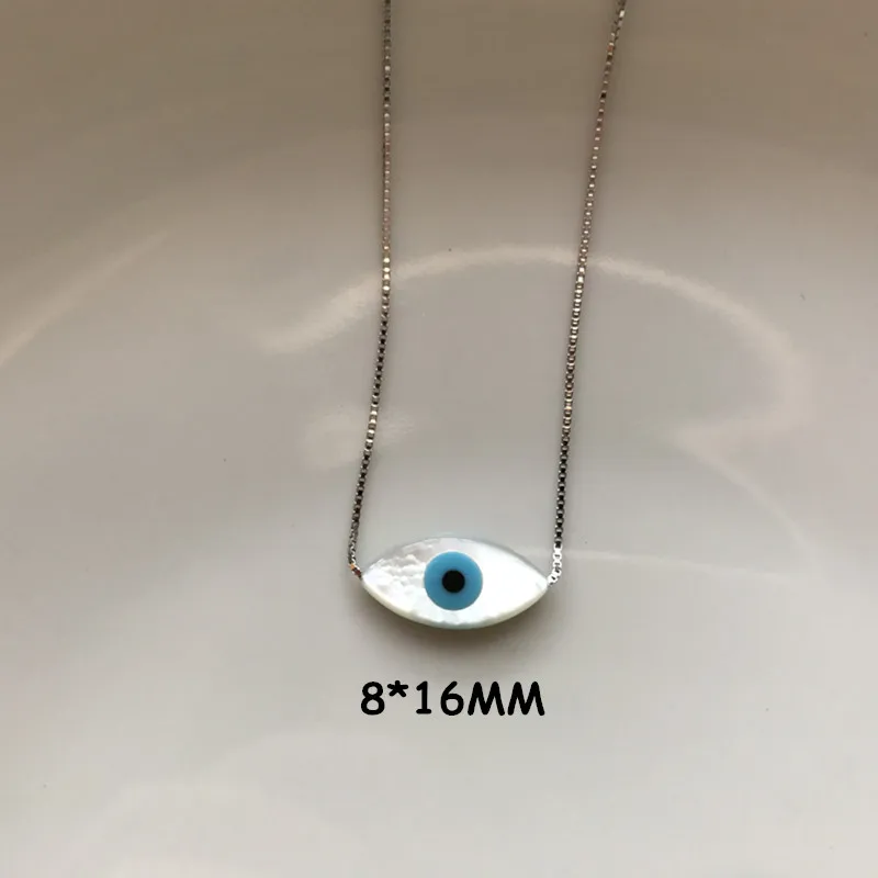 Naszyjnik choker z zawieszką z muszli MOP kocie oko Czarny